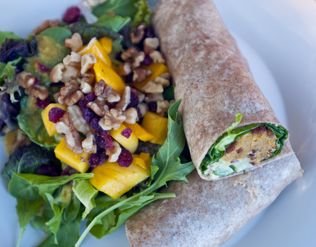 The Salad was sweet, tangy goodness!