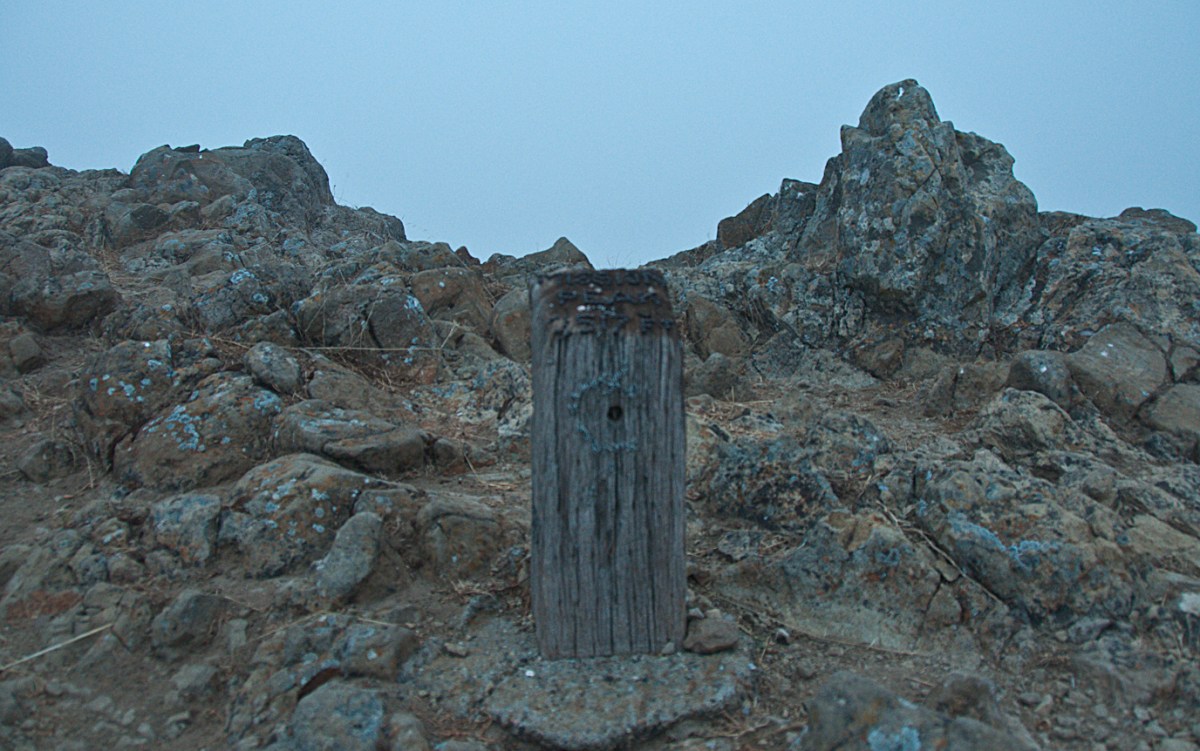 Summit Marker- Mission Peak 2,517ft