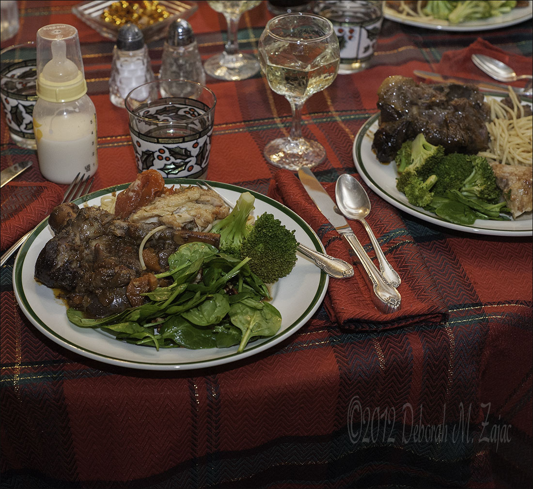 Lamb Osso Bucco, Chicken and Pasta