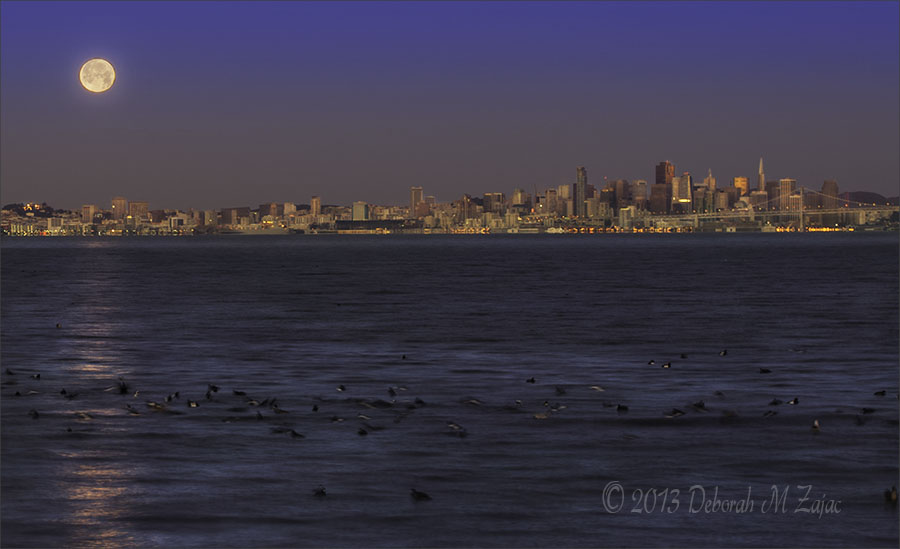 San Francisco Moonset