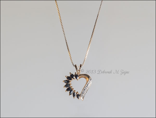 Sapphire and Diamond Pendant