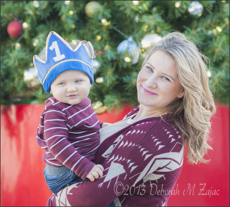 Jaxon and Mommy on his 1st Birthday