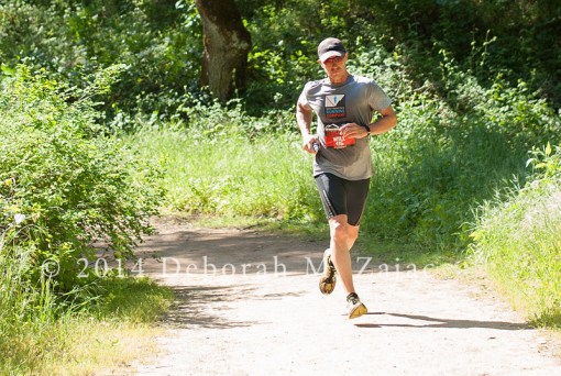 8 Runner Male Will on the way down near 5K mark_4948