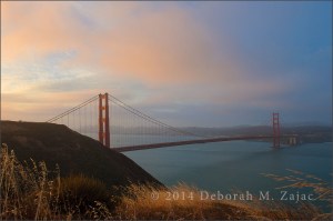 Sunrise over San Francisco California