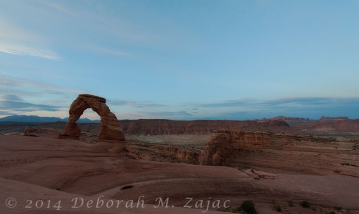 Civil Twilight at Delicate Arch