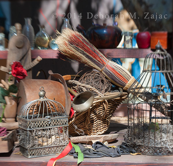 Bird Cages and Broom