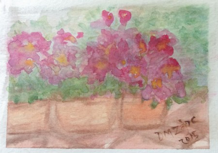 Impatiens III Watercolor