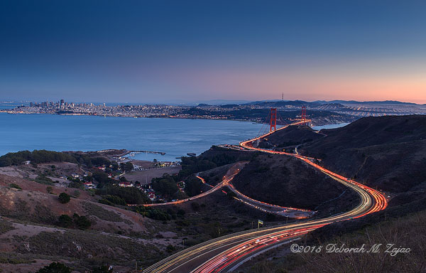 San Francisco Skyline from Slacker Ridge Trail