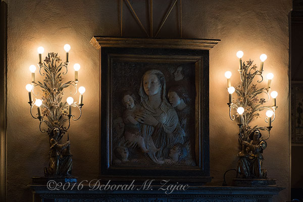 Mantle in Guest Bedroom Hearst Castle