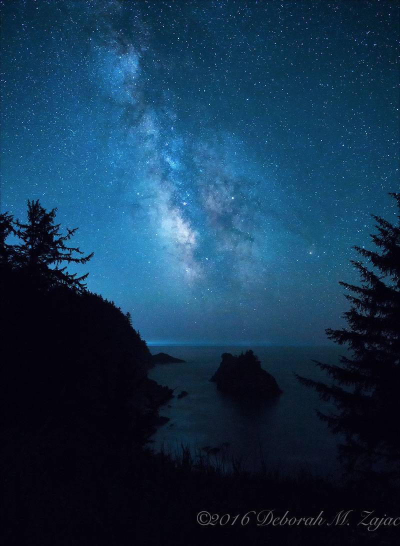 Milky Way over Sea Stack