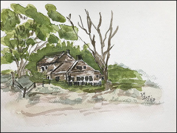 Ranch Watercolor