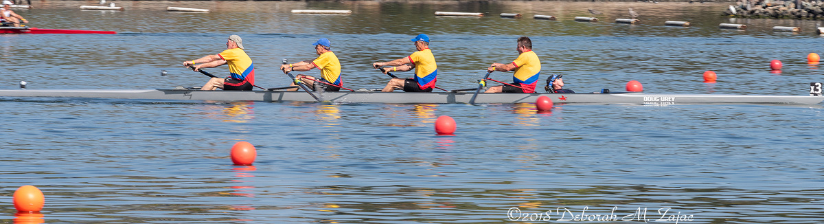 Sweeps 4 man team with Coxswain