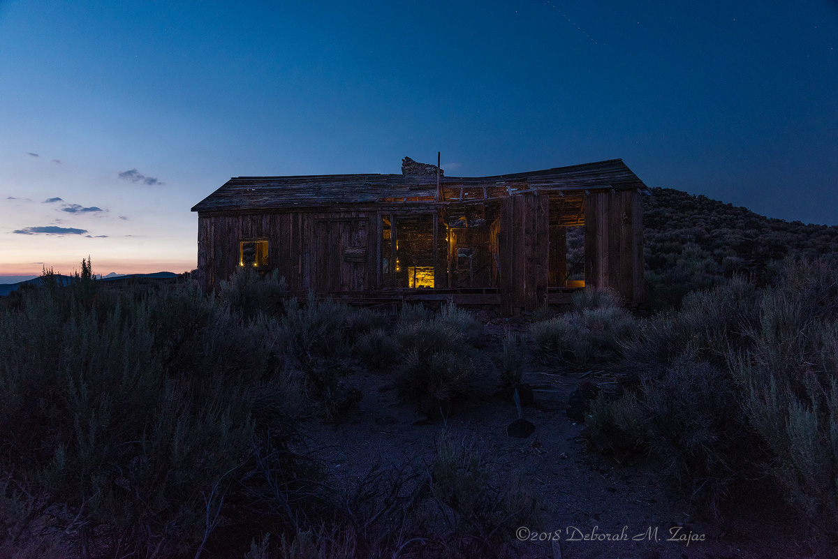 The Old Ranch Cabin Front View