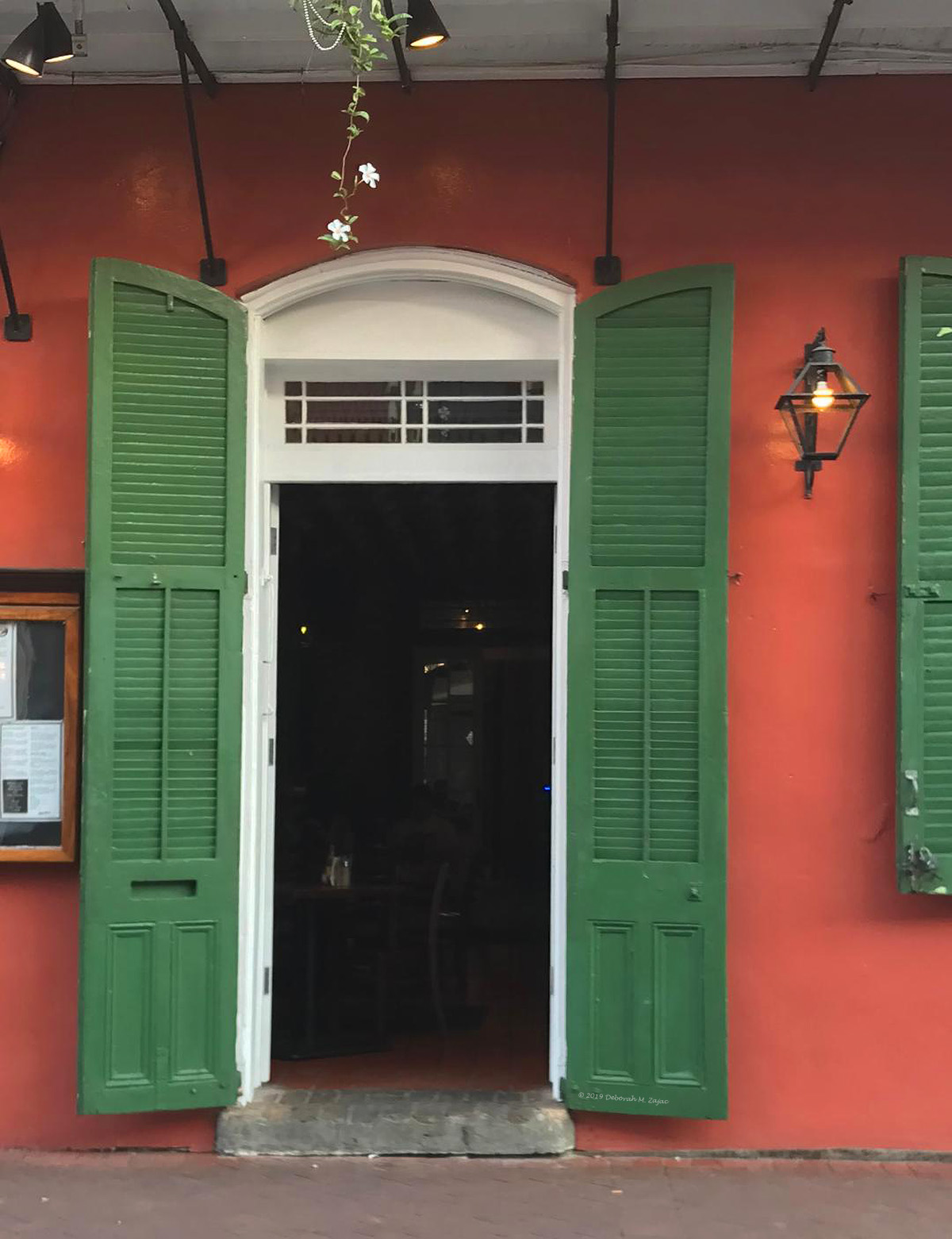 Door with Green Shutters New Orleans