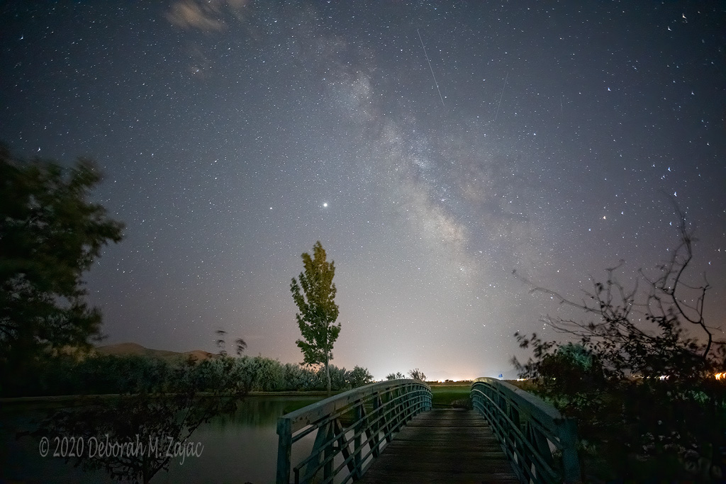 Persied Meteors and the Milky Way